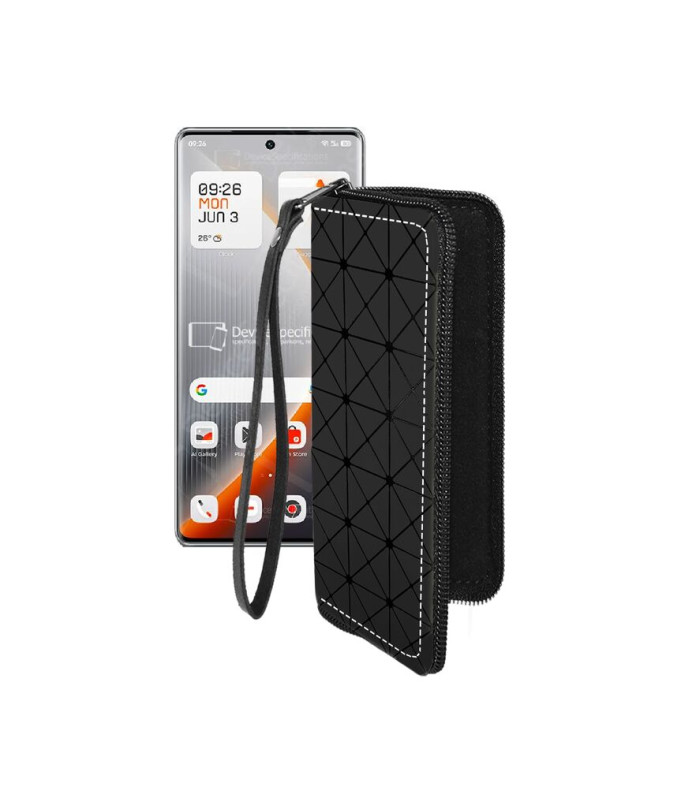 Чохол-гаманець з екошкіри для телефону Tecno Pova Curve