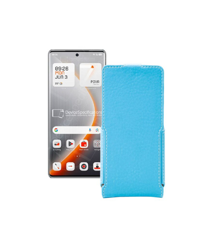 Чохол-флип з екошкіри для телефону Tecno Pova Curve