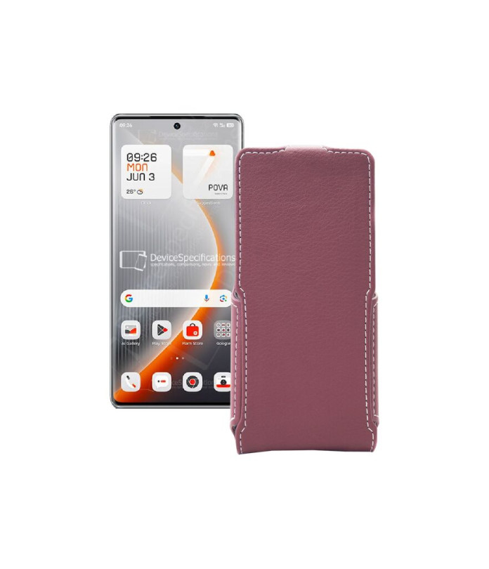 Чохол-флип з екошкіри для телефону Tecno Pova Curve