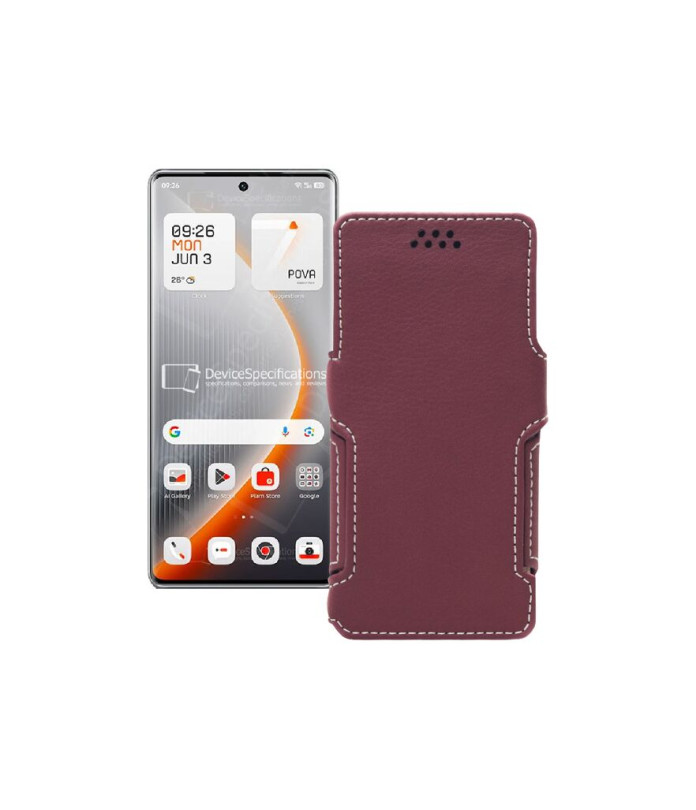 Чохол-книжка з екошкіри для телефону Tecno Pova Curve