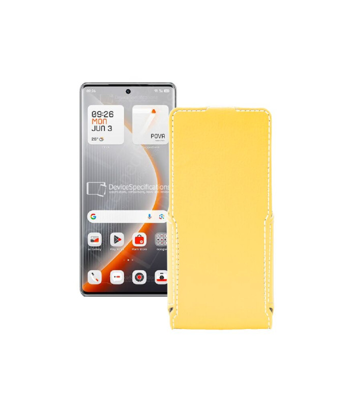 Чохол-флип з екошкіри для телефону Tecno Pova Curve