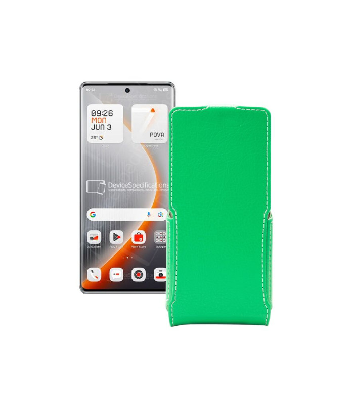 Чохол-флип з екошкіри для телефону Tecno Pova Curve