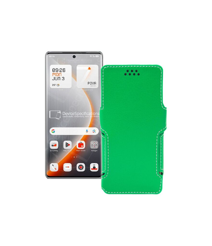 Чохол-книжка з екошкіри для телефону Tecno Pova Curve