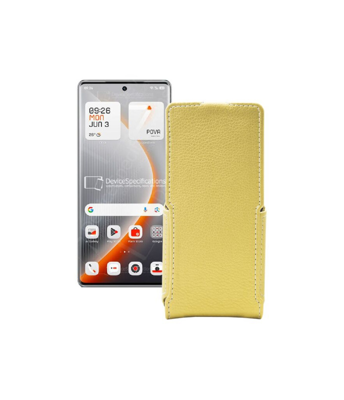 Чохол-флип з екошкіри для телефону Tecno Pova Curve