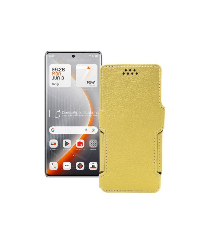 Чохол-книжка з екошкіри для телефону Tecno Pova Curve