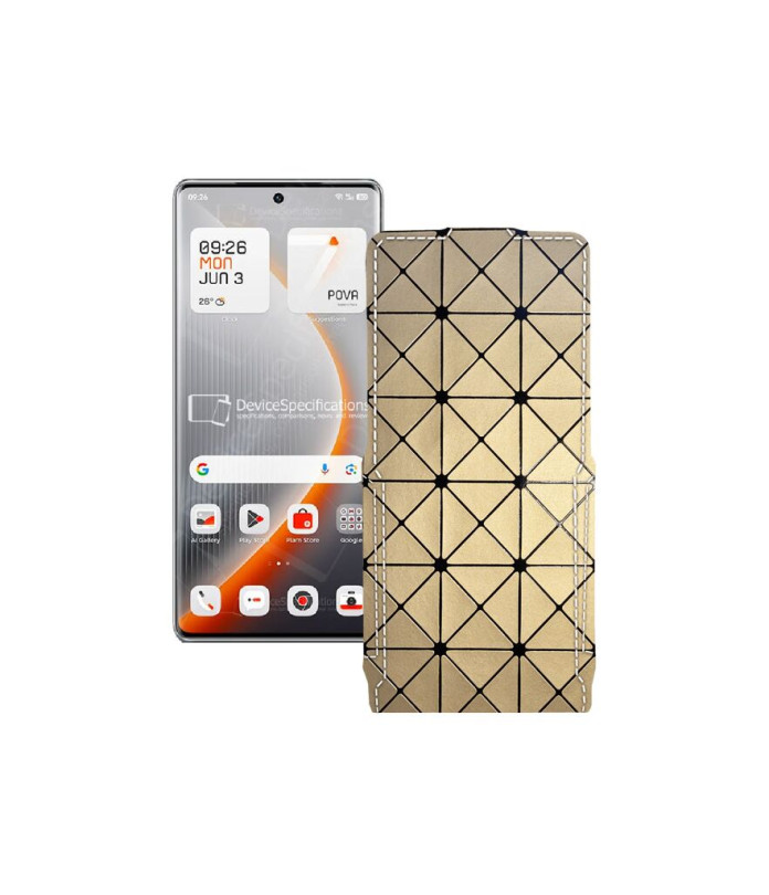 Чохол-флип з екошкіри для телефону Tecno Pova Curve