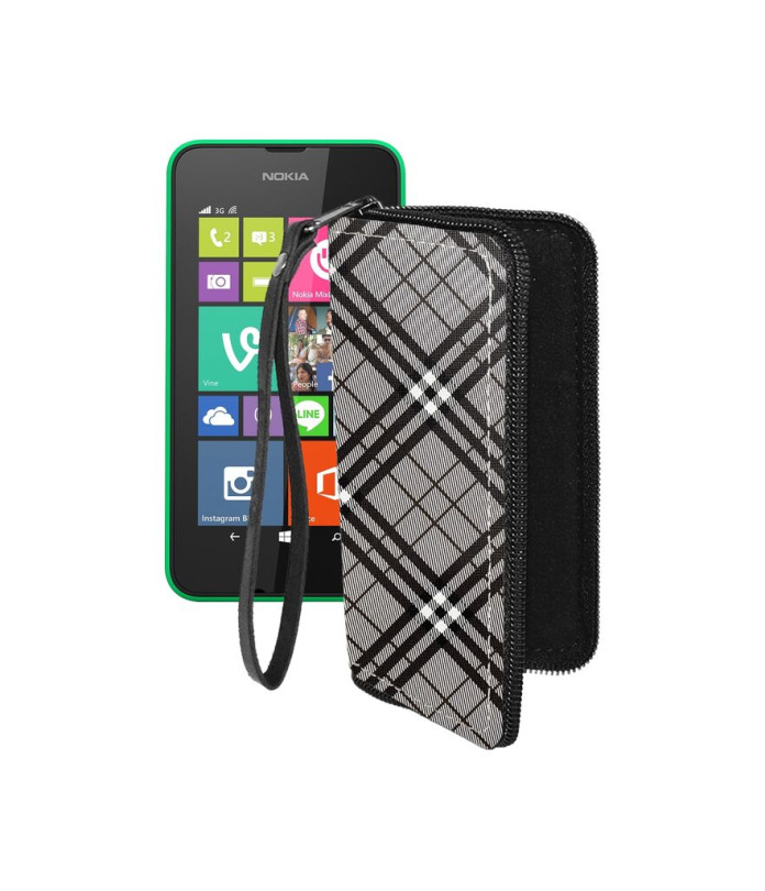 Чохол-гаманець з екошкіри для телефону Nokia Lumia 530