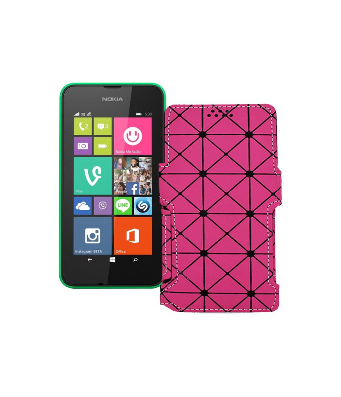 Чохол-книжка з екошкіри для телефону Nokia Lumia 530