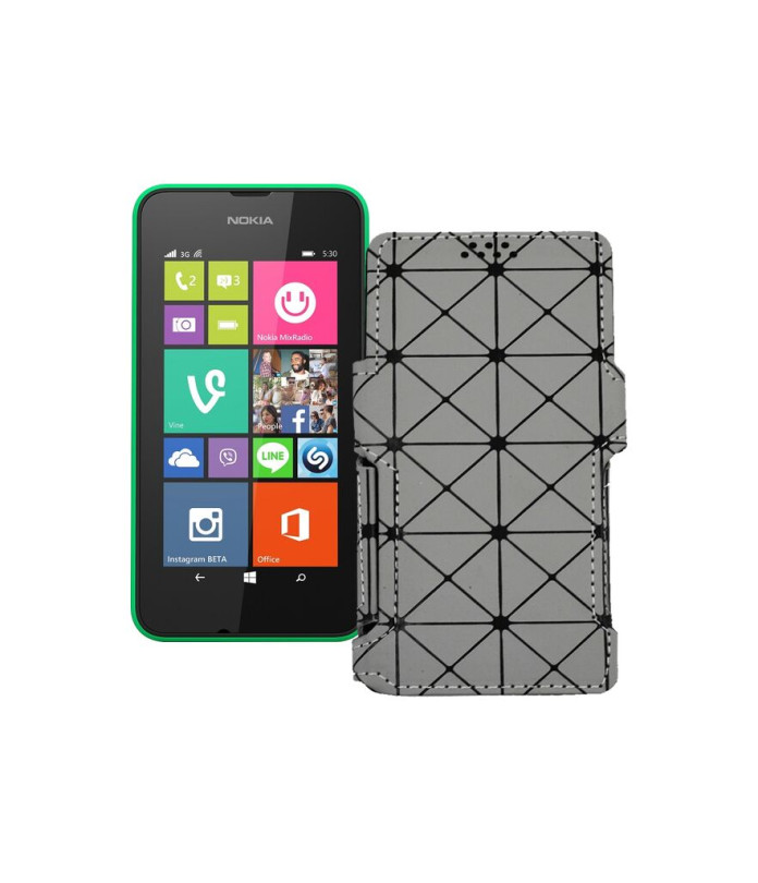 Чохол-книжка з екошкіри для телефону Nokia Lumia 530