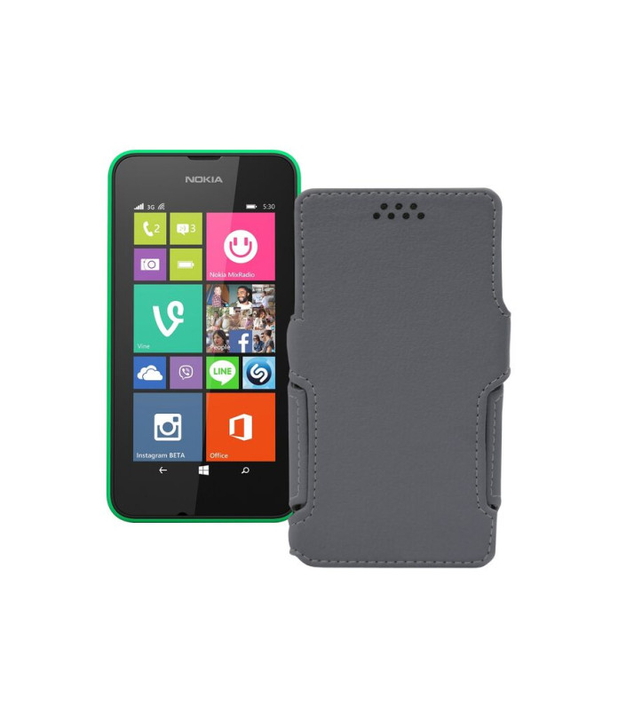 Чохол-книжка з екошкіри для телефону Nokia Lumia 530