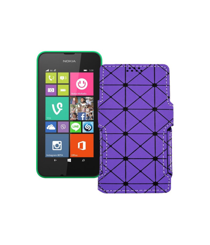 Чохол-книжка з екошкіри для телефону Nokia Lumia 530