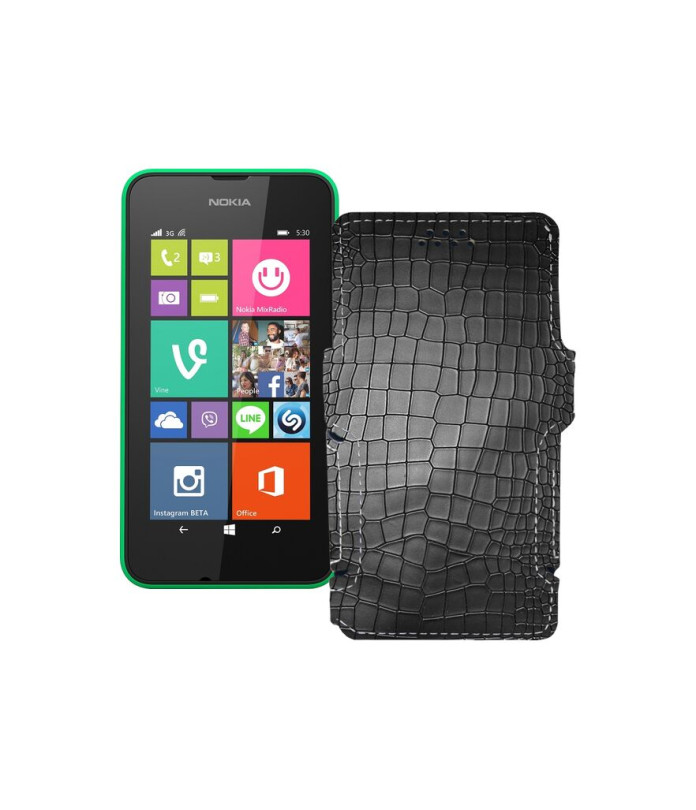 Чохол-книжка з екошкіри для телефону Nokia Lumia 530