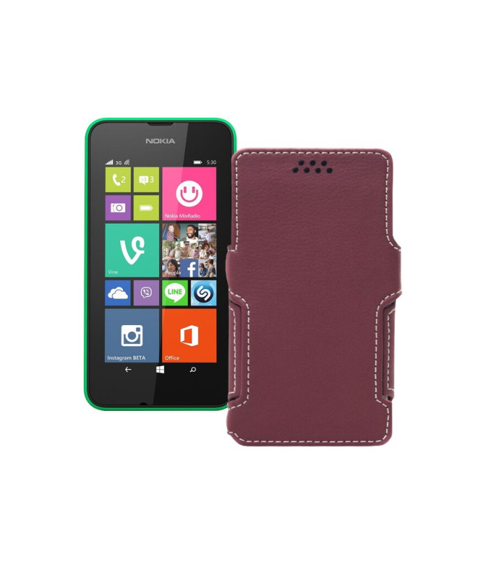 Чохол-книжка з екошкіри для телефону Nokia Lumia 530