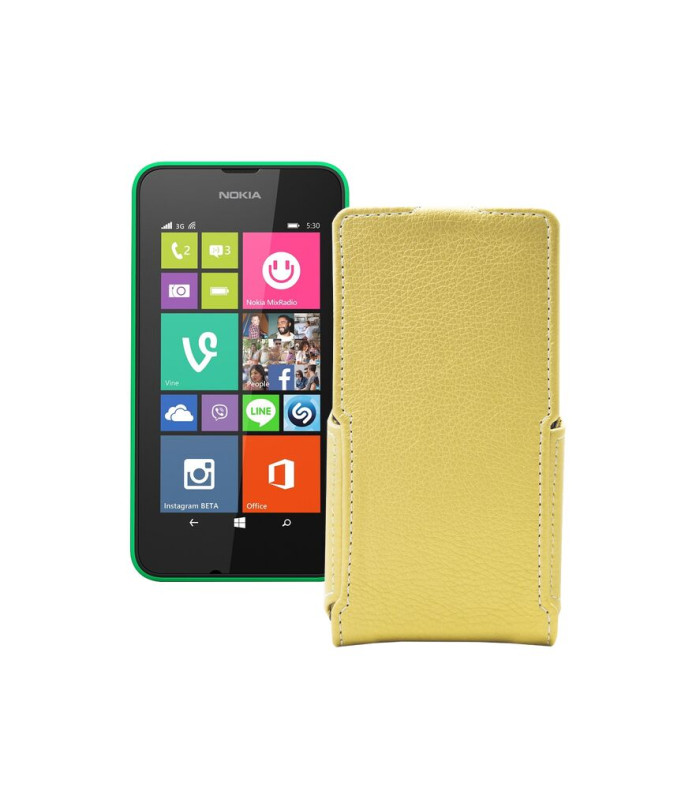 Чохол-флип з екошкіри для телефону Nokia Lumia 530