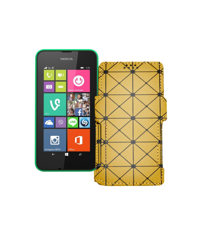 Чохол-книжка з екошкіри для телефону Nokia Lumia 530