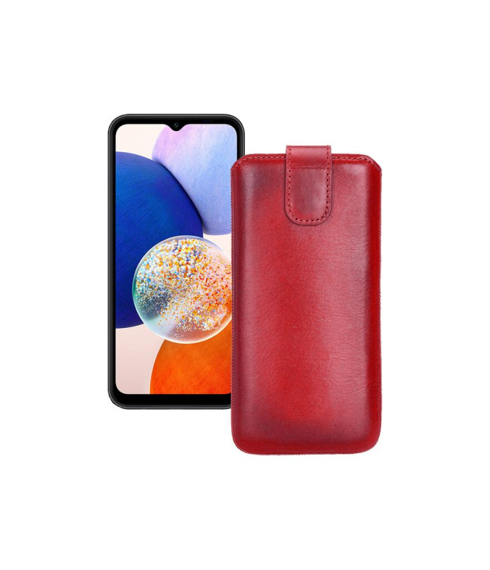 Витяжка з екошкіри для телефону Samsung Galaxy F14 4G (E145)