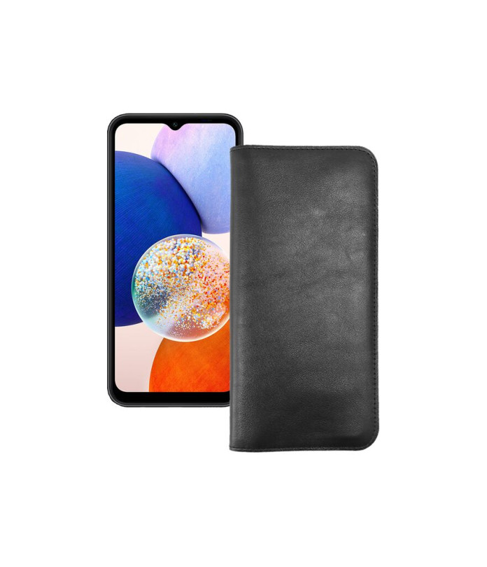 Портмоне з шкіри для телефону Samsung Galaxy F14 4G (E145)