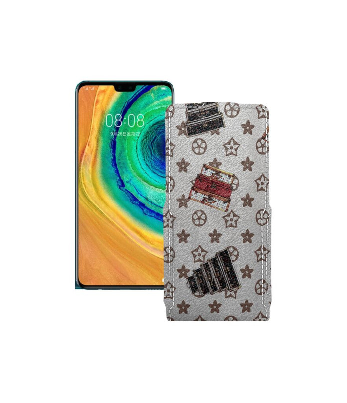 Чохол-флип з екошкіри для телефону Huawei Mate 30