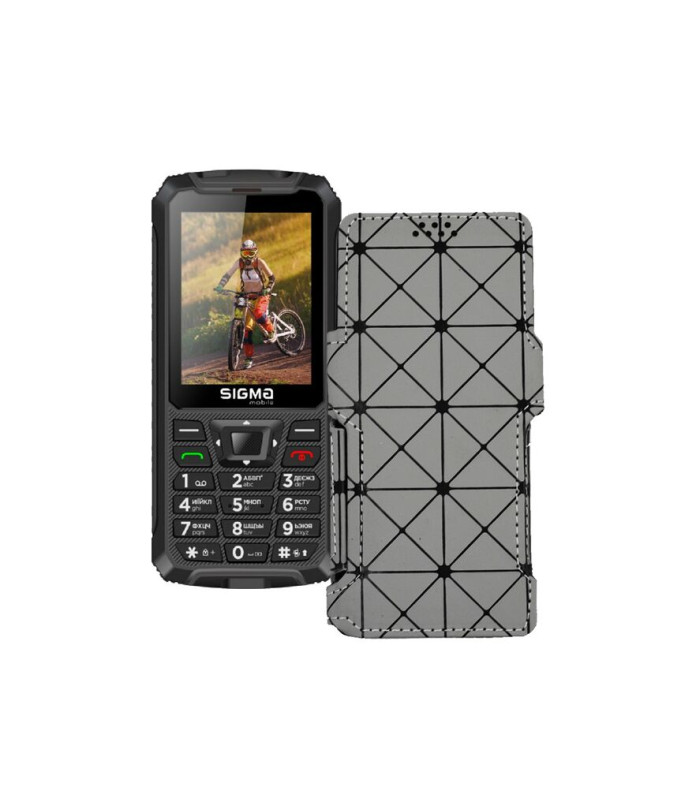 Чохол-книжка з екошкіри для телефону Sigma X-treme PR68 2021