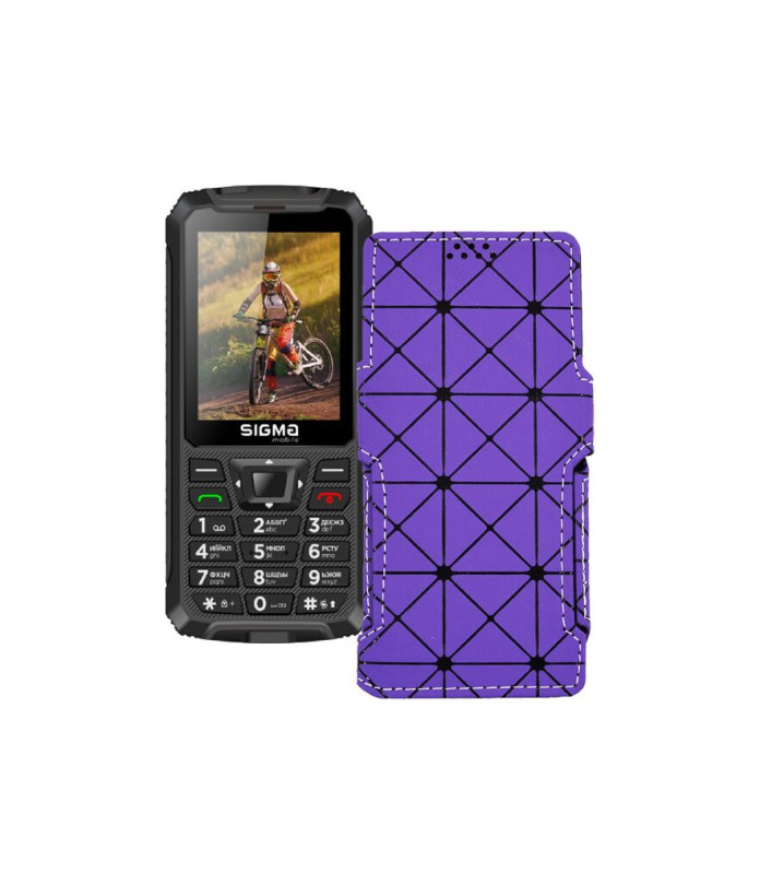 Чохол-книжка з екошкіри для телефону Sigma X-treme PR68 2021