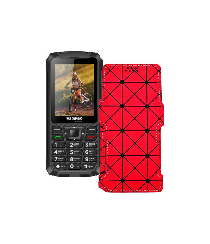 Чохол-книжка з екошкіри для телефону Sigma X-treme PR68 2021