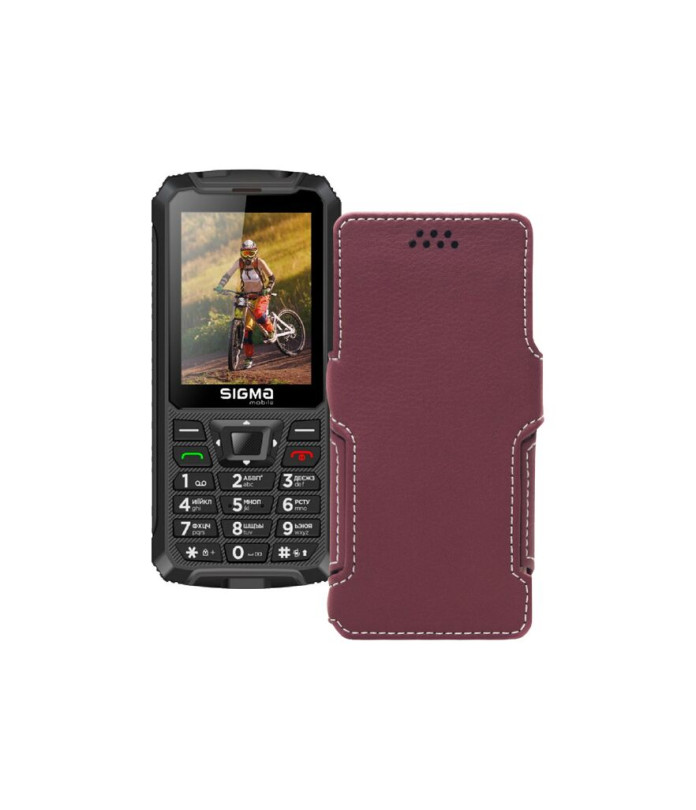 Чохол-книжка з екошкіри для телефону Sigma X-treme PR68 2021