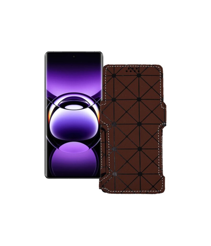 Чохол-книжка з екошкіри для телефону OPPO Find X7 Ultra