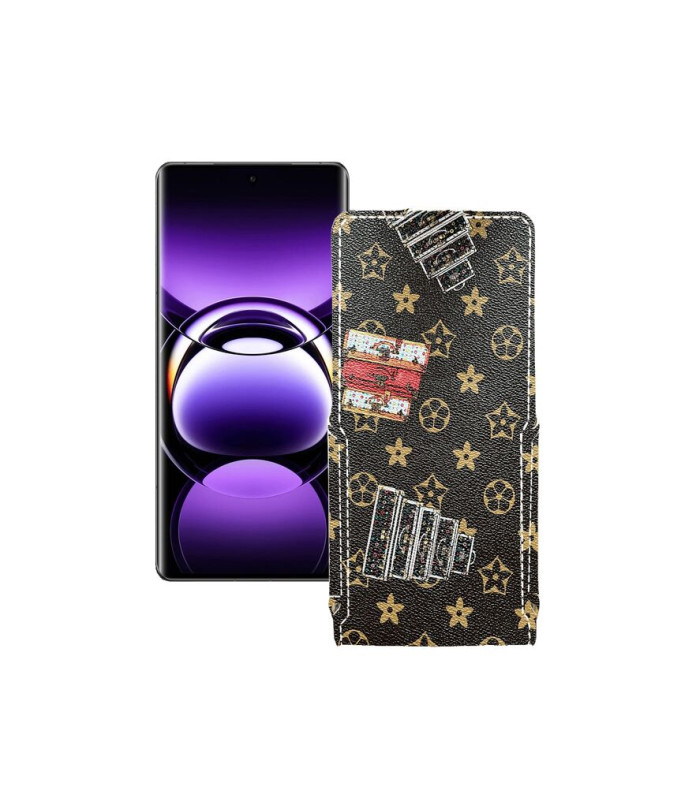 Чохол-флип з екошкіри для телефону OPPO Find X7 Ultra