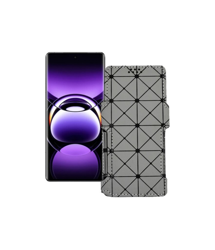 Чохол-книжка з екошкіри для телефону OPPO Find X7 Ultra
