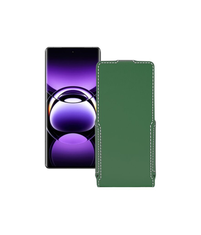 Чохол-флип з екошкіри для телефону OPPO Find X7 Ultra