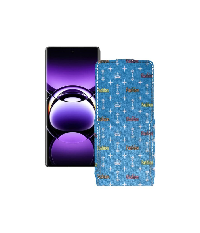 Чохол-флип з екошкіри для телефону OPPO Find X7 Ultra