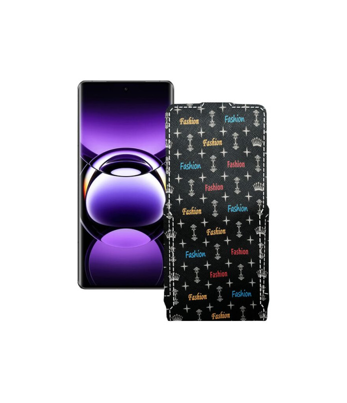 Чохол-флип з екошкіри для телефону OPPO Find X7 Ultra