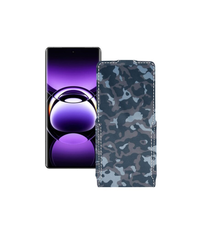 Чохол-флип з екошкіри для телефону OPPO Find X7 Ultra