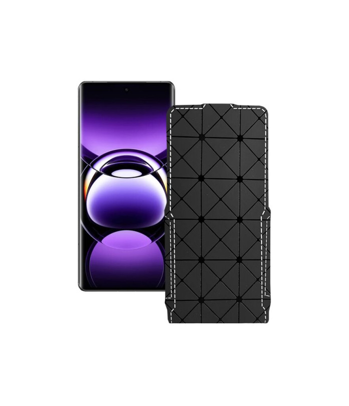 Чохол-флип з екошкіри для телефону OPPO Find X7 Ultra