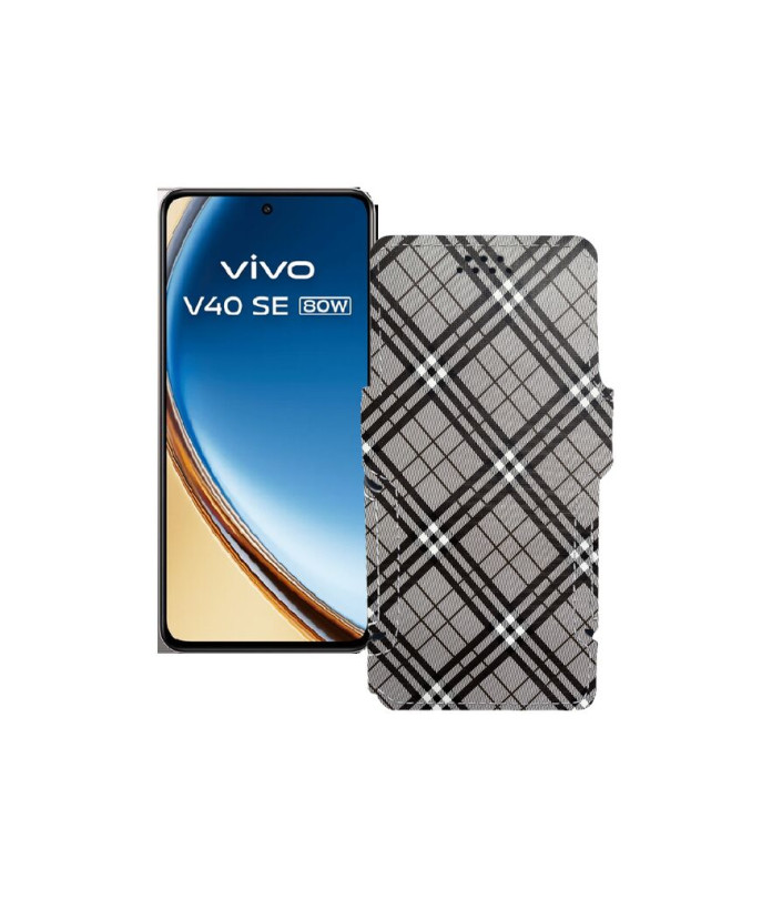Чохол-книжка з екошкіри для телефону Vivo VIVO V40 SE