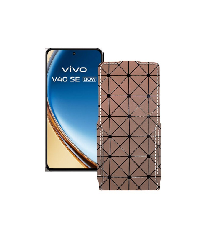 Чохол-флип з екошкіри для телефону Vivo VIVO V40 SE