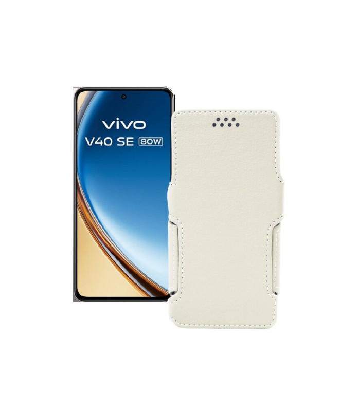 Чохол-книжка з екошкіри для телефону Vivo VIVO V40 SE