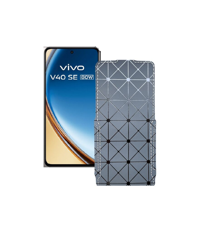 Чохол-флип з екошкіри для телефону Vivo VIVO V40 SE