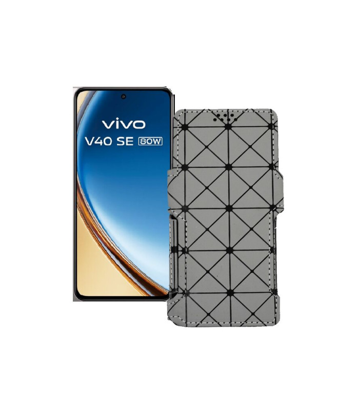 Чохол-книжка з екошкіри для телефону Vivo VIVO V40 SE