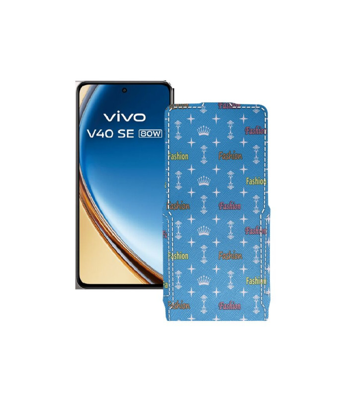 Чохол-флип з екошкіри для телефону Vivo VIVO V40 SE