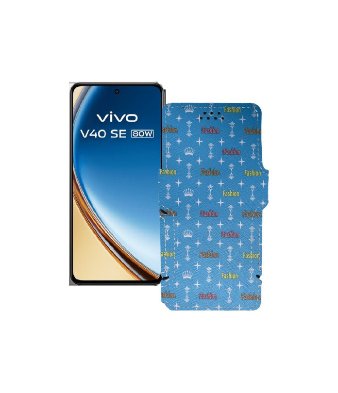 Чохол-книжка з екошкіри для телефону Vivo VIVO V40 SE