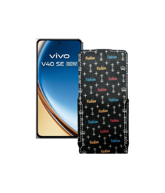Чохол-флип з екошкіри для телефону Vivo VIVO V40 SE