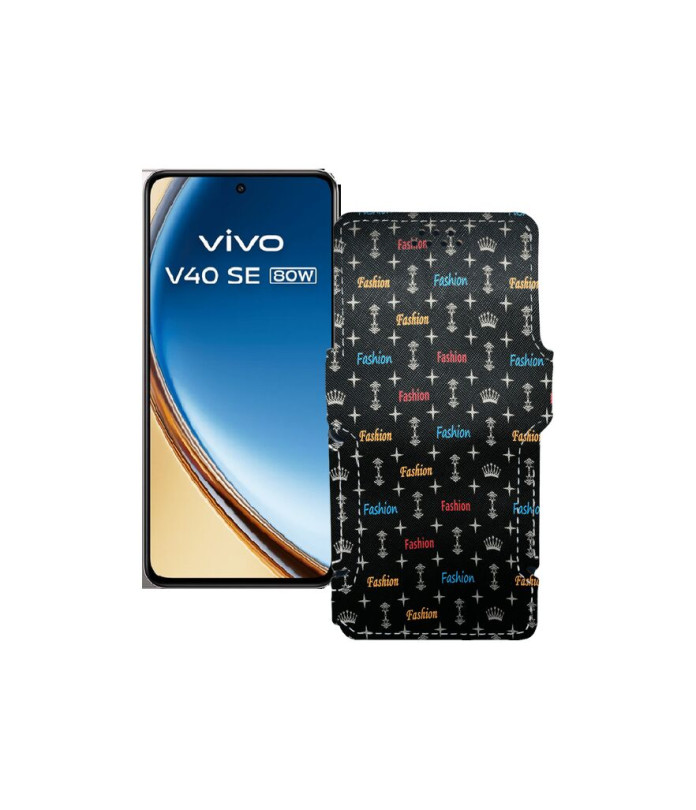 Чохол-книжка з екошкіри для телефону Vivo VIVO V40 SE
