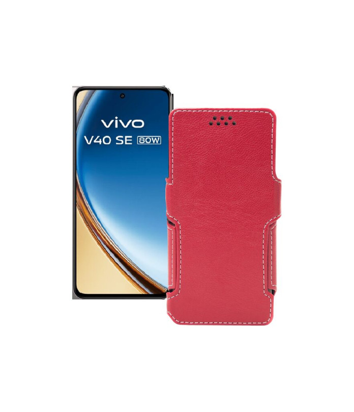 Чохол-книжка з екошкіри для телефону Vivo VIVO V40 SE