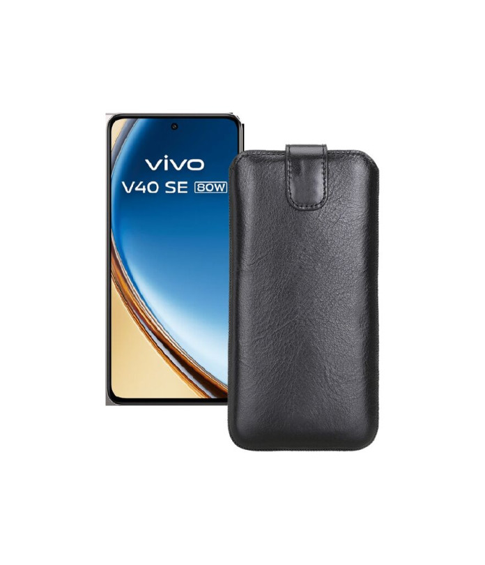 Витяжка з екошкіри для телефону Vivo VIVO V40 SE