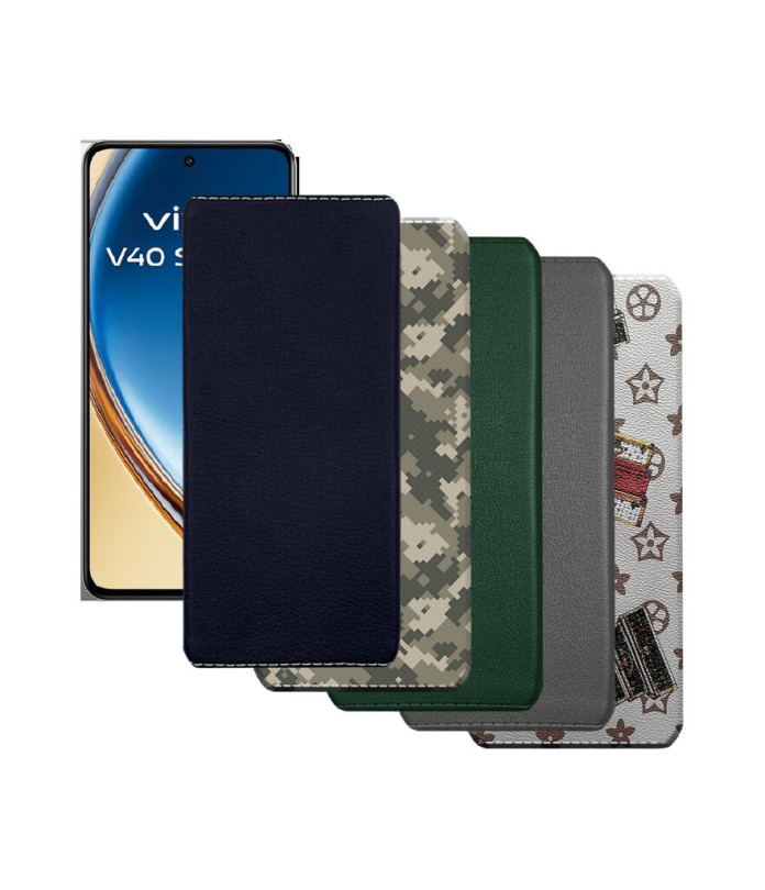 Накладка з екошкіри для телефону Vivo VIVO V40 SE