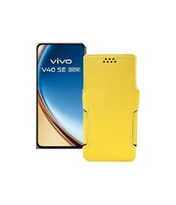 Чохол-книжка з екошкіри для телефону Vivo VIVO V40 SE