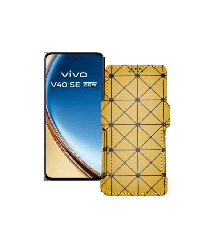 Чохол-книжка з екошкіри для телефону Vivo VIVO V40 SE