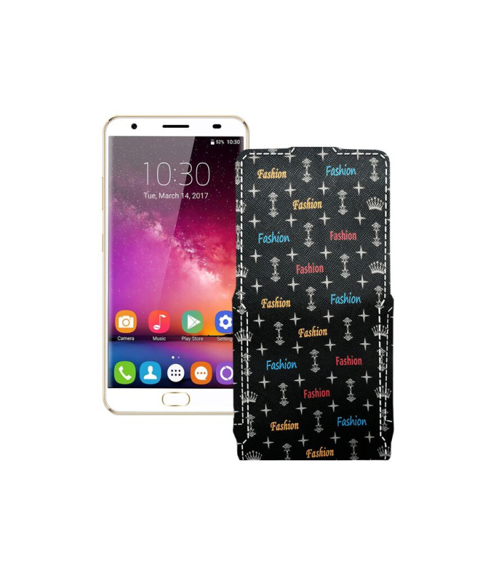 Чохол-флип з екошкіри для телефону Oukitel K6000 Plus