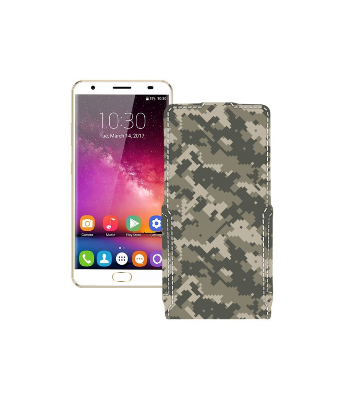 Чохол-флип з екошкіри для телефону Oukitel K6000 Plus